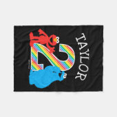 Couverture Polaire Sesame Street Pals Chalkboard Rainbow 2nd Birthday (Devant (Horizontal))