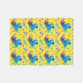 Couverture Polaire Sesame Street Pâques Motif de panier (Devant (Horizontal))