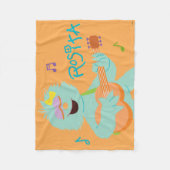 Couverture Polaire Sesame Street | Rosita Playing Guitar (Devant)