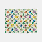 Couverture Polaire Sesame Street St. Patrick's Day Motif (Devant (Horizontal))