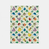 Couverture Polaire Sesame Street St. Patrick's Day Motif (Devant)