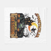 Couverture Polaire Session de sudation Spooktacular Maison hantée Sor (Devant (Horizontal))