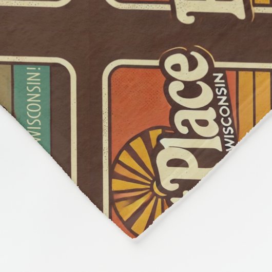 Couverture Polaire Set de table laminé (Coin)