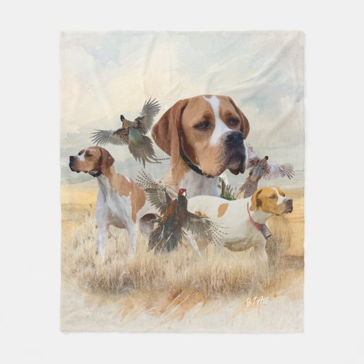 Couverture Polaire Setter anglais (Devant)