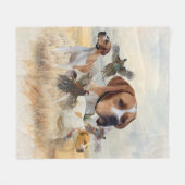 Couverture Polaire Setter anglais (Devant (Horizontal))
