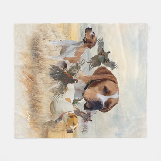Couverture Polaire Setter anglais  (Devant (Horizontal))