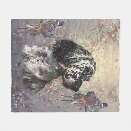 Couverture Polaire Setter anglais (Devant (Horizontal))