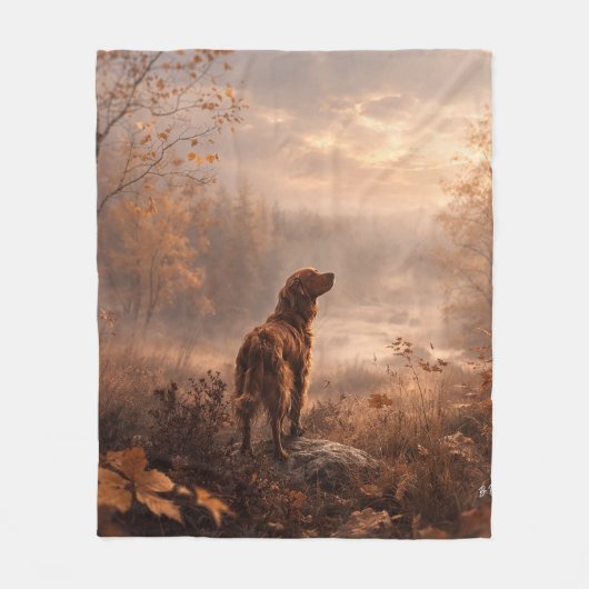Couverture Polaire Setter Irlandais (Devant)