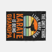 Couverture Polaire Seule Quelque Chose Comme Le Karaté Est D'Être Gra (Devant (Horizontal))