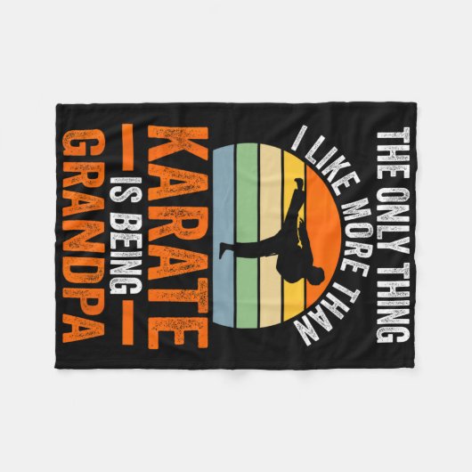 Couverture Polaire Seule Quelque Chose Comme Le Karaté Est D'Être Gra (Devant (Horizontal))