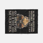 Couverture Polaire Seuls Les Meilleurs Peuvent Toujours Chasser Dans (Devant (Horizontal))