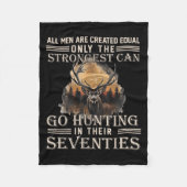 Couverture Polaire Seuls Les Meilleurs Peuvent Toujours Chasser Dans  (Devant)