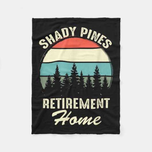 Couverture Polaire Shady Nes Funny Quote Retirement Day Party Home  (Devant)