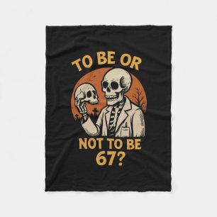 Couverture Polaire Shakespeare 67 Mème Drôle Squelette Nerd Halloween