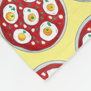 Couverture Polaire Shakshouka Shakshuka Tomates aux oeufs pochés épic