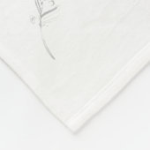 Couverture Polaire Shaman Stallion & Plumes Blanche en polaire (Coin)