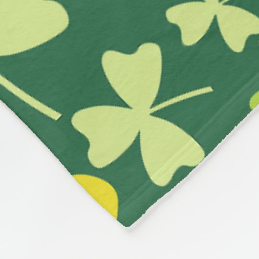 Couverture Polaire Shamrock coloré (Coin)