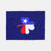 Couverture Polaire Shamrock du Texas (Devant (Horizontal))