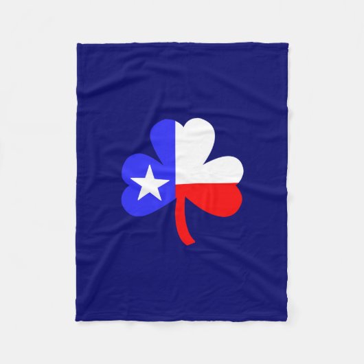 Couverture Polaire Shamrock du Texas (Devant)