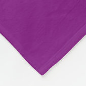 Couverture Polaire Shamrock violet sur cabot céleste (Coin)