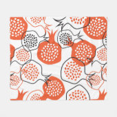 Couverture Polaire SHANA TOVA CARD, Rosh Hashanah Grey Card, avec h (Devant (Horizontal))