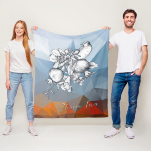 Couverture Polaire Shana Tova Rosh Hashana Nouvel An juif