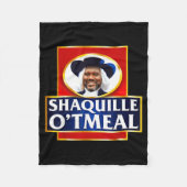 Couverture Polaire Shaquille Oatmeal Funny Meme  (Devant)