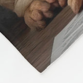 Couverture Polaire Shar Pei Chien intelligent avec conception de livr (Coin)