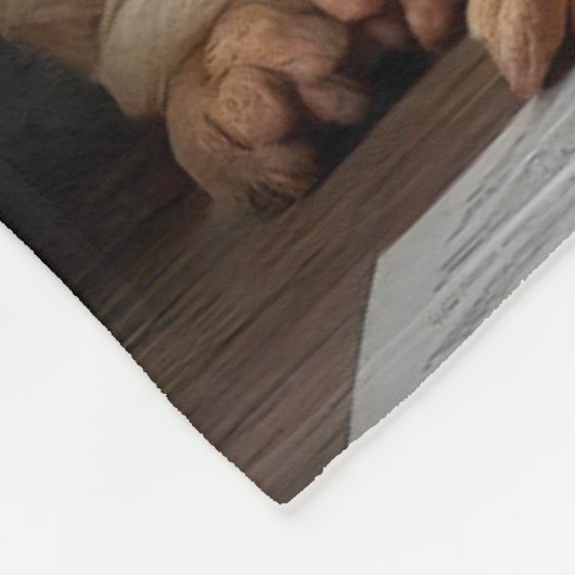 Couverture Polaire Shar Pei Chien intelligent avec conception de livr (Coin)