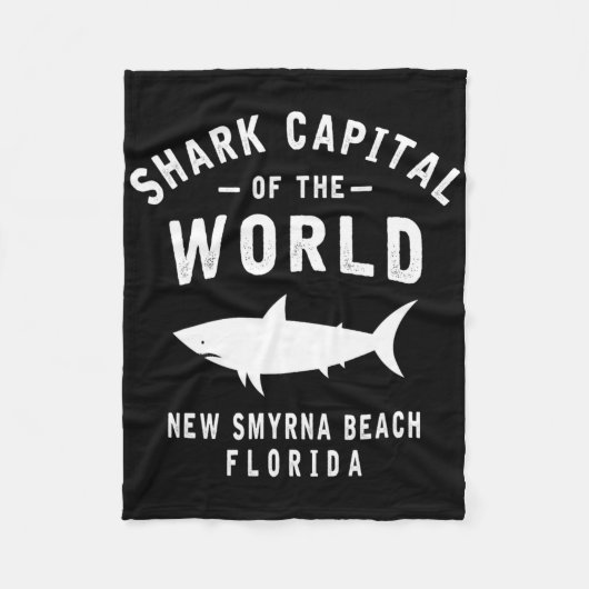Couverture Polaire Shark Catal Of The World - New Smyrna Beach Fl-fun (Devant)
