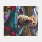 Couverture Polaire Sharpei sur une pagaie : une aventure Pittoresque (Devant (Horizontal))