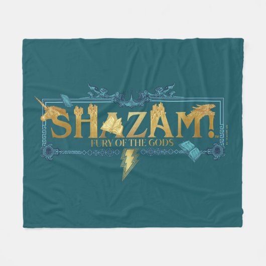 Couverture Polaire SHAZAM ! Furie des dieux | Logo mythique (Devant (Horizontal))