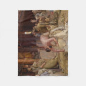 Couverture Polaire Shear the Rams (Australian Art) (Tom Roberts) (Devant)