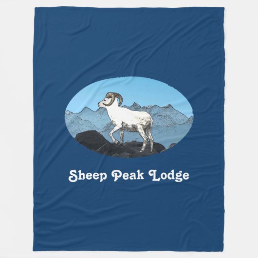 Couverture Polaire Sheep Peak Lodge (Devant)