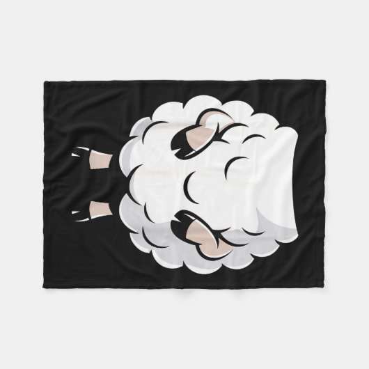 Couverture Polaire Sheep Shirt Adult Kids Men Women Lamb Sheep Costum (Devant (Horizontal))