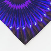 Couverture Polaire Sherpa Blanket violet brun (Coin)