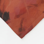 Couverture Polaire Shetland Sheepdog en automne Feuilles automne Insp (Coin)