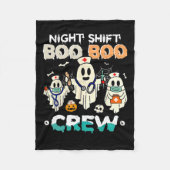 Couverture Polaire Shift Boo Boo Équipage Infirmière Ghost Infirmière (Devant)