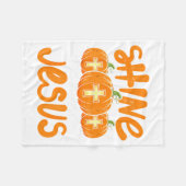 Couverture Polaire Shine Like The Light Of Jesus Christian Jack O Lan (Devant (Horizontal))