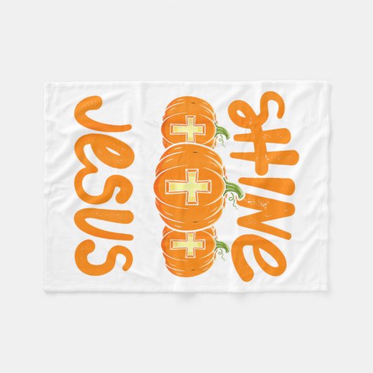 Couverture Polaire Shine Like The Light Of Jesus Christian Jack O Lan (Devant (Horizontal))
