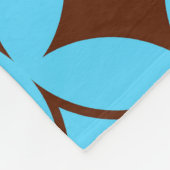 Couverture Polaire Shippo bleu et marron (Coin)