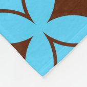 Couverture Polaire Shippo bleu et marron (Coin)