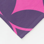 Couverture Polaire shippo rose et violet (Coin)