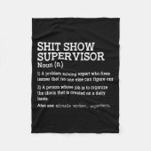 Couverture Polaire Show Supervisor A Problem Solving Expert Who Fixes (Devant)