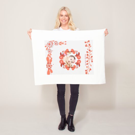 Couverture Polaire Showering_ [Nom de maman-to-be] avec amour! (En situation)