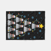 Couverture Polaire Shuttle Graphic Badminton Joueur Chemise Don Chris (Devant (Horizontal))