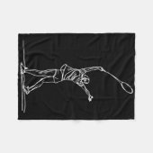 Couverture Polaire Shuttle Sketch Badmintonist (Devant (Horizontal))