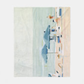 Couverture Polaire Si c'est les plages (Devant)