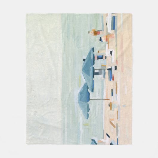 Couverture Polaire Si c'est les plages (Devant)