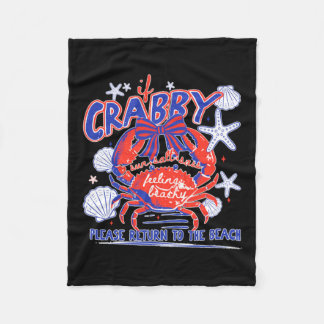 Couverture Polaire Si Crabby S'il Vous Plaît Retourner à La Conceptio